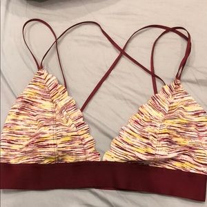 Bralette patterned